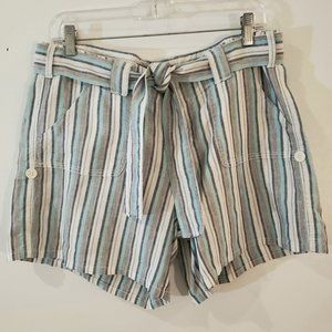 3/$30 Y2K Guess Jeans Linen Striped Shorts